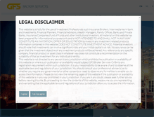 Tablet Screenshot of gfsbrokerservices.com